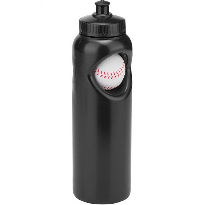 Фляга CB-1573 700 мл, "Бейсбольный мяч", чёрная 550055