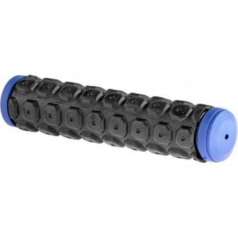 Грипсы VLG-184D2 Velo 130мм чёрно-синие