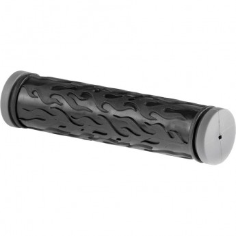 Грипсы VLG-386D2 Velo 125 мм чёрно-серые