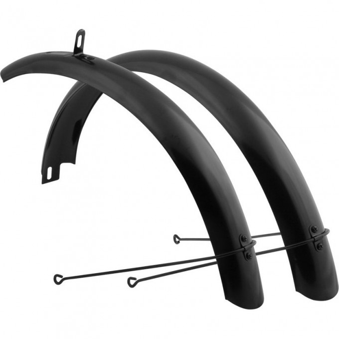 Крылья STELS 20" XDS-TC-0424-S (XDS-TC-0098D) полноразмерные, чёрные 610160