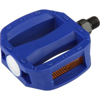 Педали FP-650 Feimin ось 1/2" со светоотражателями, пластиковые цветные