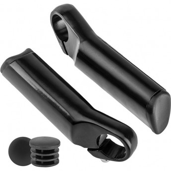 Рога на руль KWL-23, алюминиевые черные