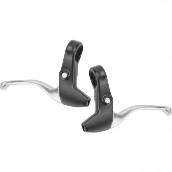 Ручка тормоза BLF-309 под 3-4 пальца., чёрно-серебряная