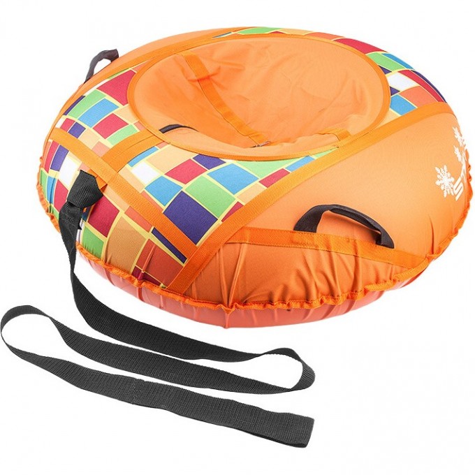 Санки надувные STELS D110см, оранжевые 710060