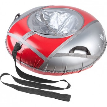 Санки надувные STELS D125 см, красно-серые