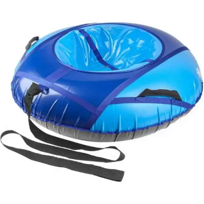 Санки надувные (тюбинг) STELS 110 см тент с камерой, голубой/синий 2007000053973