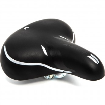 Седло STELS 7660 широкое, с витыми пружинами, с замком