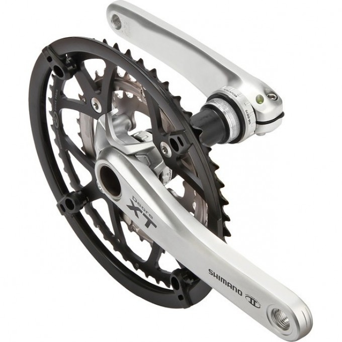 Шатуны Deore XT FC-M771K 48x36x26T 175мм, чёрно-серебристые 580098