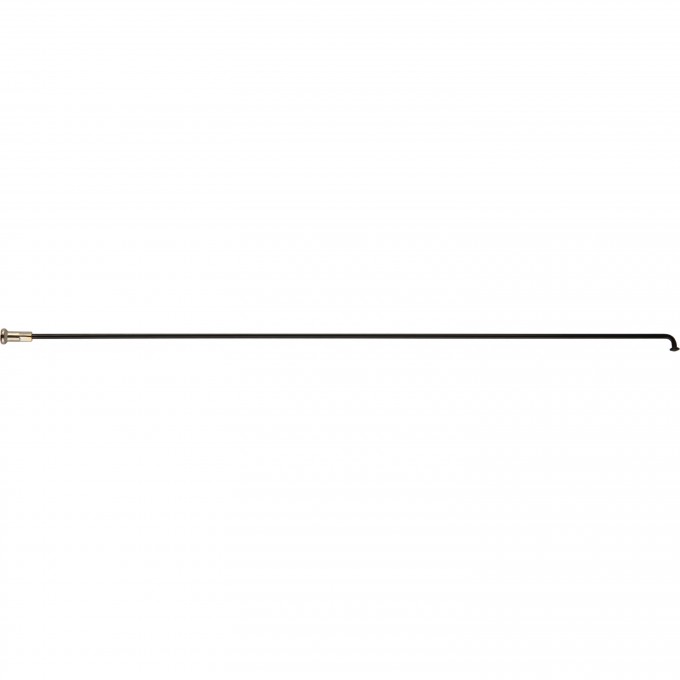 Спица с латунным ниппелем 174 мм, стальная чёрная 490086