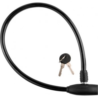 Трос-замок 86109, 10х650 мм чёрный