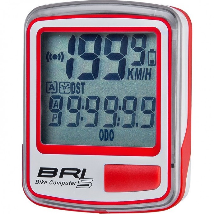 Велокомпьютер STELS BRI-5 бело-красный 060043