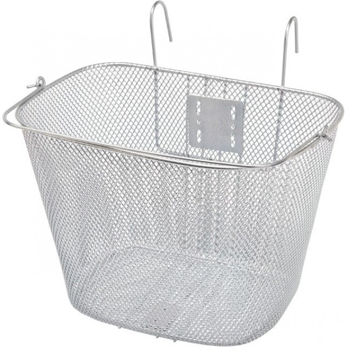 Велокорзина передняя STELS JL-045-2 серебристая 270043