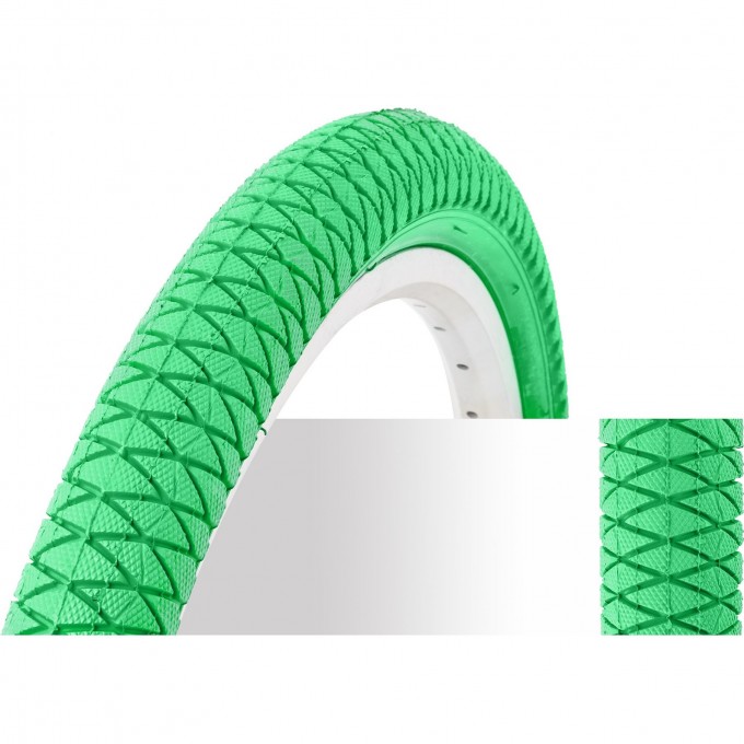Велопокрышка 16" x 1.95" SY-B012 SEYOUN без камеры зеленая 620217