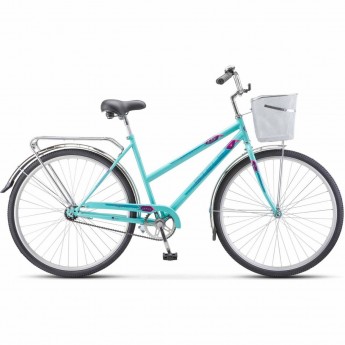 Велосипед STELS Navigator 28" 305 C Z010 (с корзиной) (LU101060) мятный, 2023