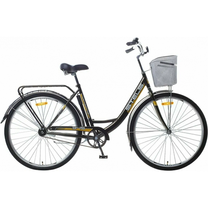 Велосипед STELS Navigator 28" 345 Z010/Z011 (с корзиной) (LU085343) черный JU000415822023JU0005443